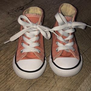 🌺Peach 🌺Toddler Converse